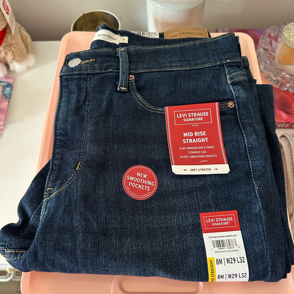 Levi's Slim Straight Jeans - Dark Indigo Blue